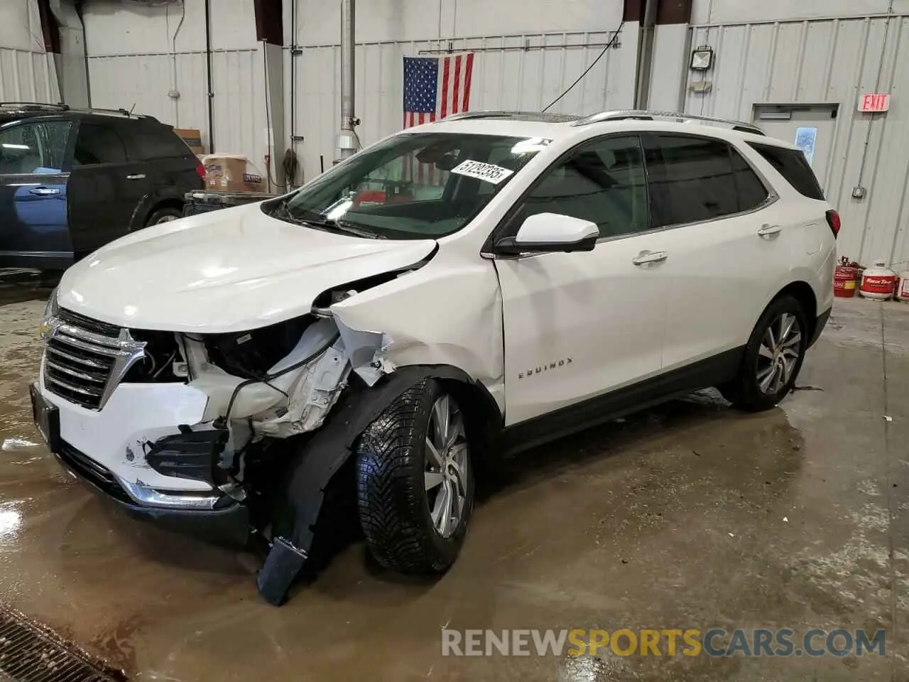 1 Photograph of a damaged car 2GNAXXEV5N6117690 CHEVROLET EQUINOX 2022