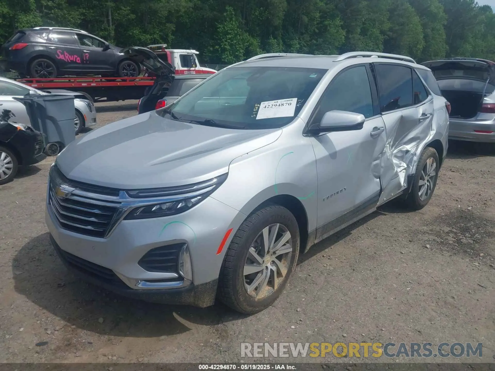 2 Фотография поврежденного автомобиля 2GNAXXEVXN6146327 CHEVROLET EQUINOX 2022