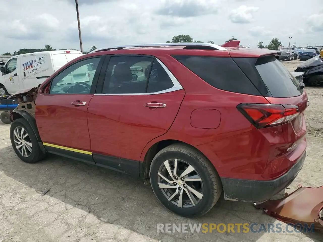 2 Photograph of a damaged car 2GNAXXEVXN6148319 CHEVROLET EQUINOX 2022