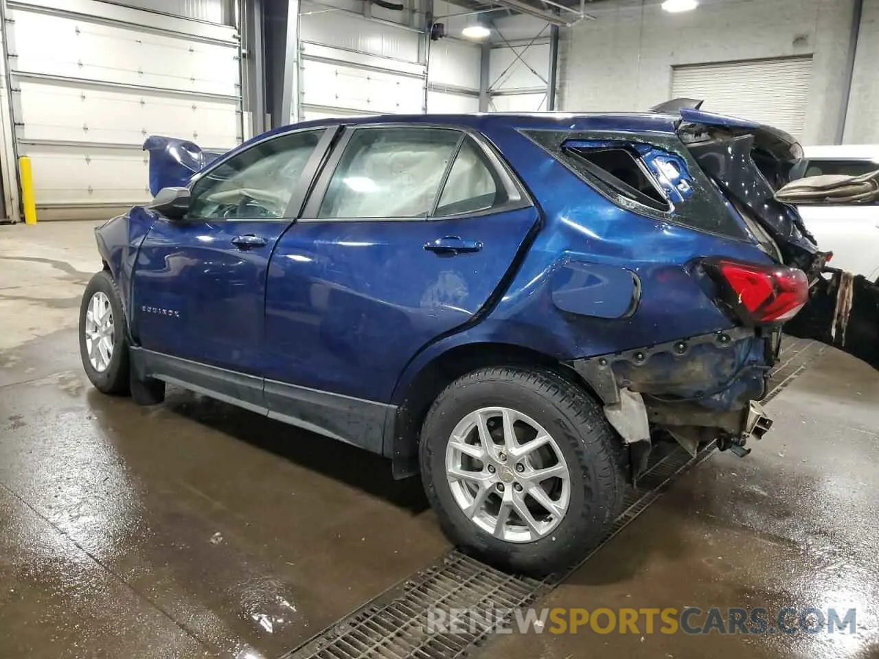 2 Фотография поврежденного автомобиля 3GNAXHEV0NS211581 CHEVROLET EQUINOX 2022