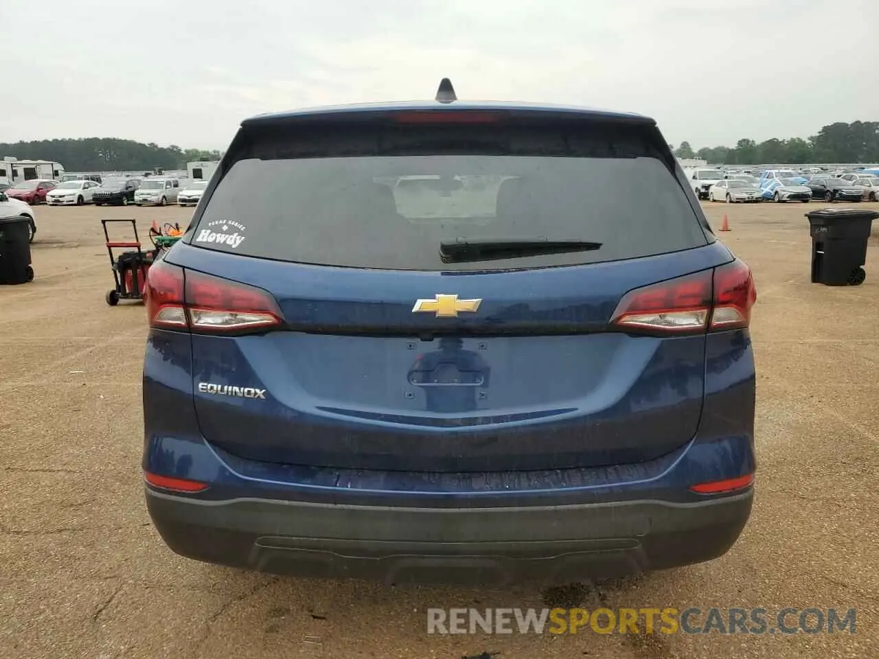 6 Photograph of a damaged car 3GNAXHEV0NS244306 CHEVROLET EQUINOX 2022
