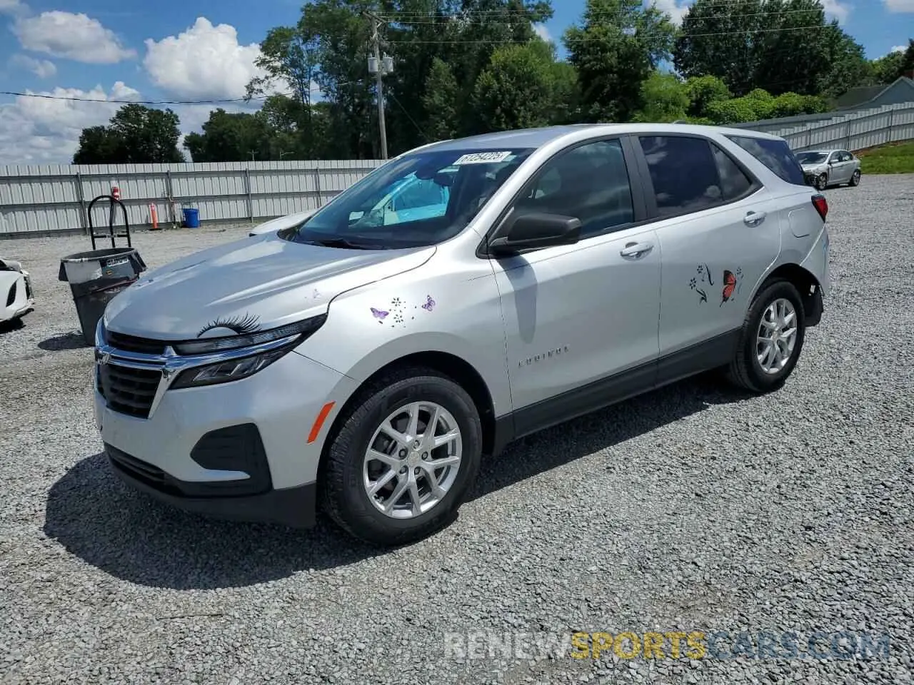 1 Photograph of a damaged car 3GNAXHEV1NS173584 CHEVROLET EQUINOX 2022