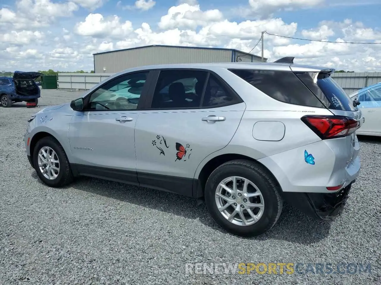 2 Photograph of a damaged car 3GNAXHEV1NS173584 CHEVROLET EQUINOX 2022