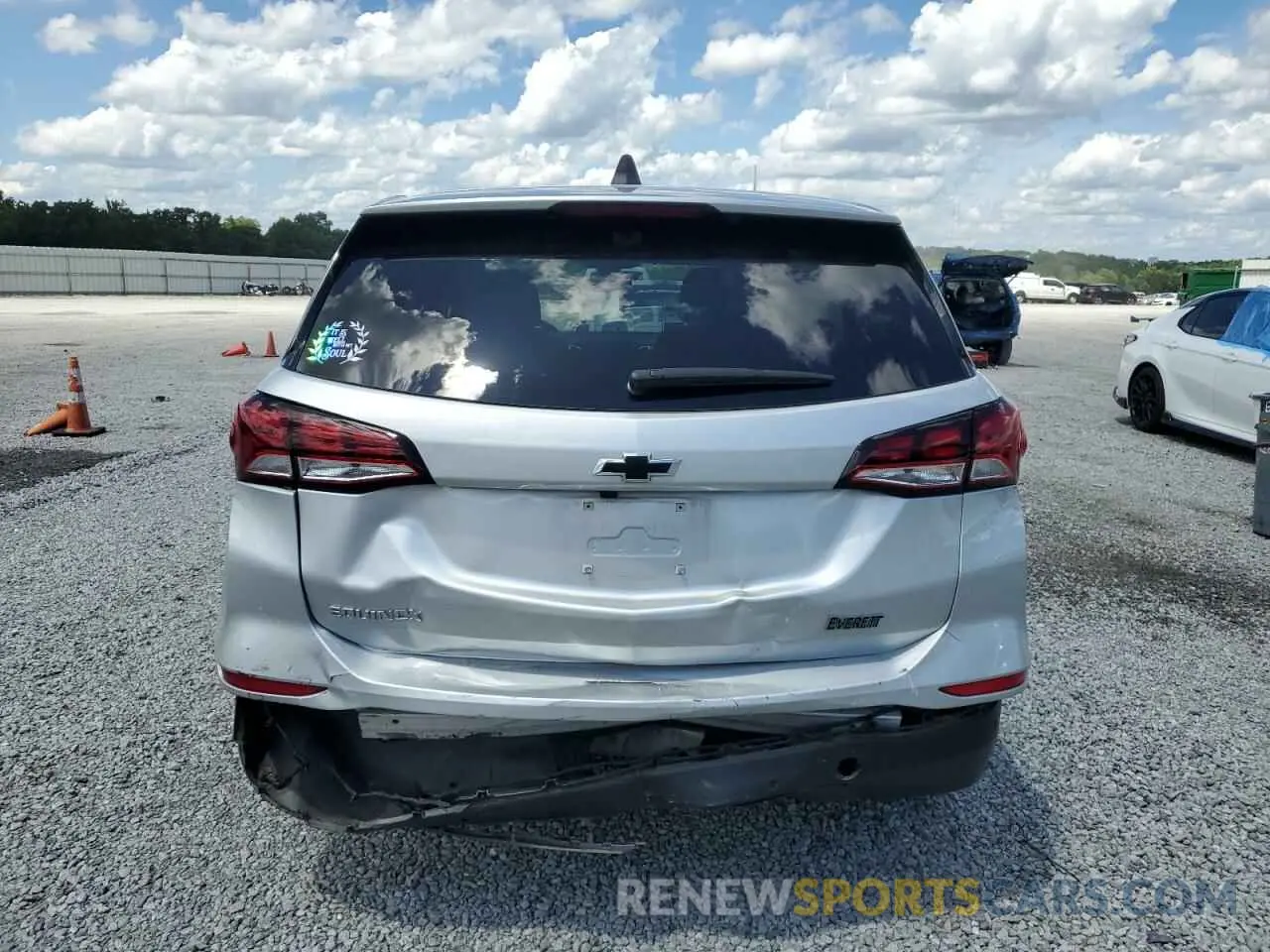 6 Photograph of a damaged car 3GNAXHEV1NS173584 CHEVROLET EQUINOX 2022