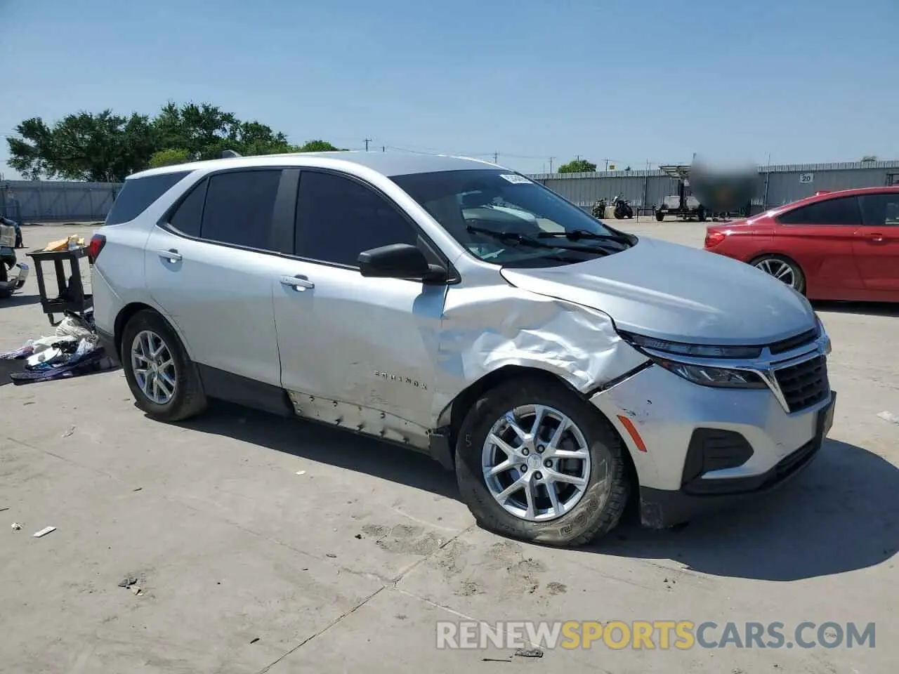 4 Фотография поврежденного автомобиля 3GNAXHEV2NS168250 CHEVROLET EQUINOX 2022