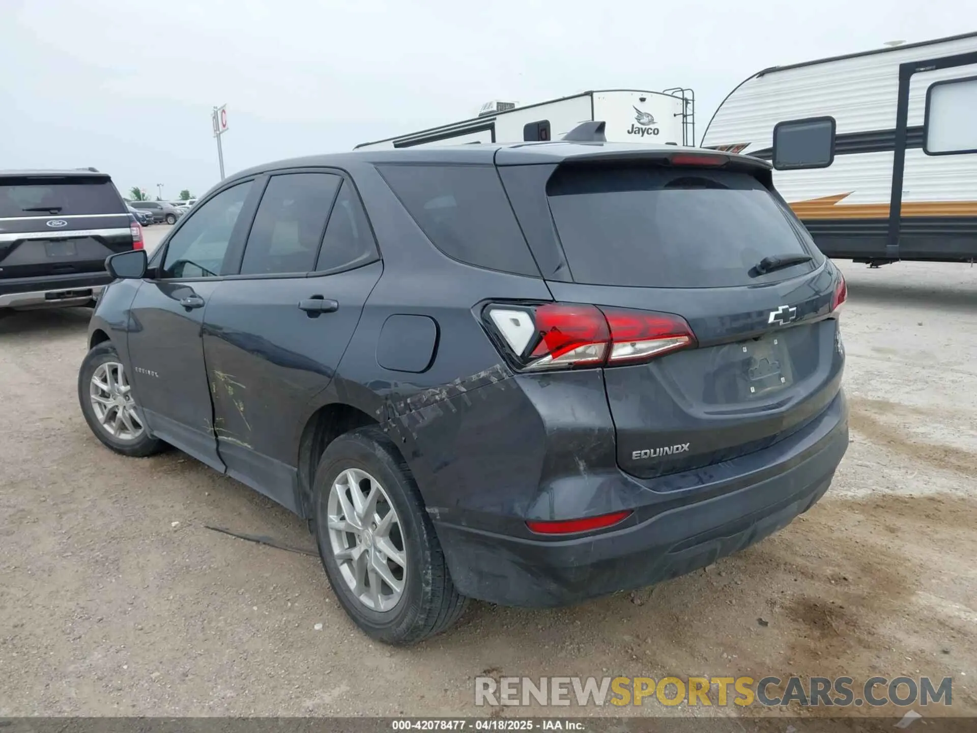 3 Фотография поврежденного автомобиля 3GNAXHEV2NS236420 CHEVROLET EQUINOX 2022