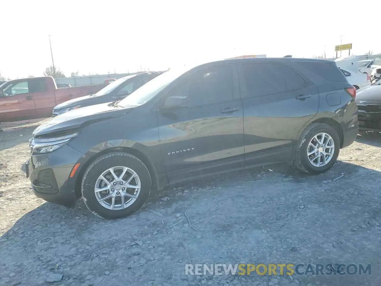1 Photograph of a damaged car 3GNAXHEV3NS224275 CHEVROLET EQUINOX 2022