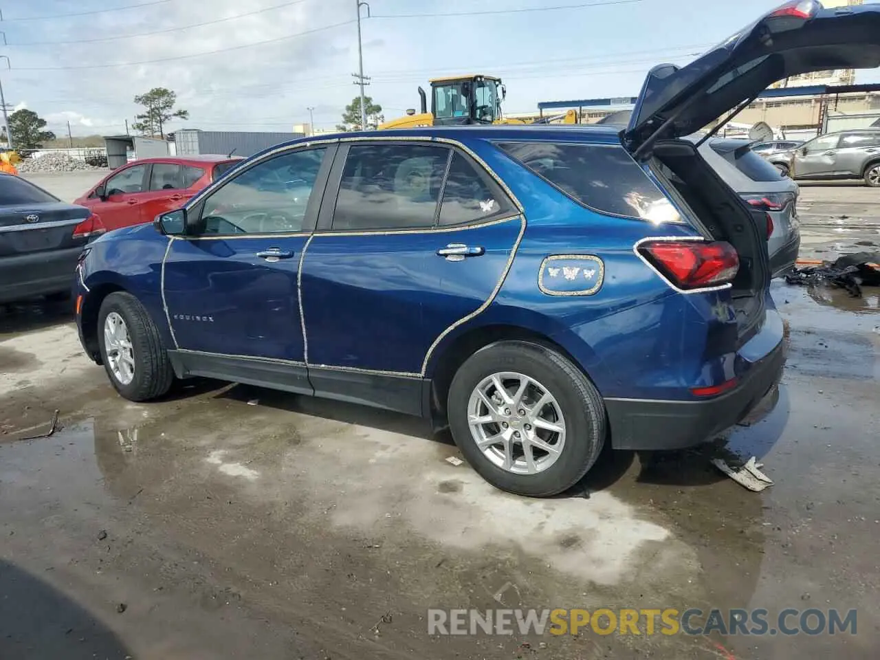 2 Фотография поврежденного автомобиля 3GNAXHEV5NS206246 CHEVROLET EQUINOX 2022