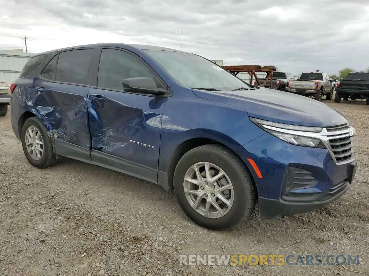 4 Фотография поврежденного автомобиля 3GNAXHEV7NS170477 CHEVROLET EQUINOX 2022