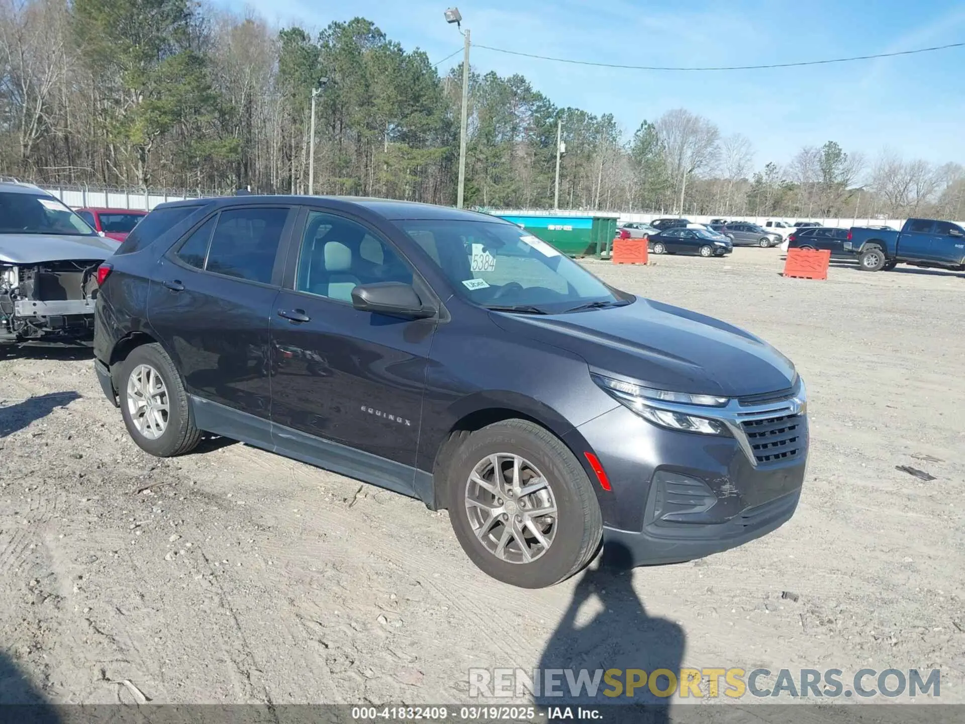 1 Фотография поврежденного автомобиля 3GNAXHEV7NS174173 CHEVROLET EQUINOX 2022