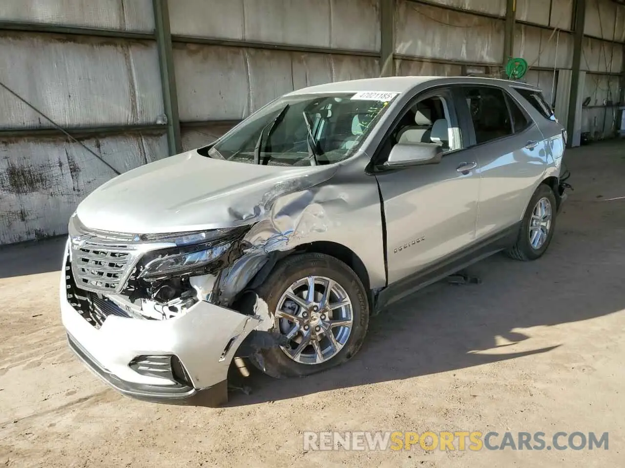 1 Фотография поврежденного автомобиля 3GNAXHEVXNS105204 CHEVROLET EQUINOX 2022