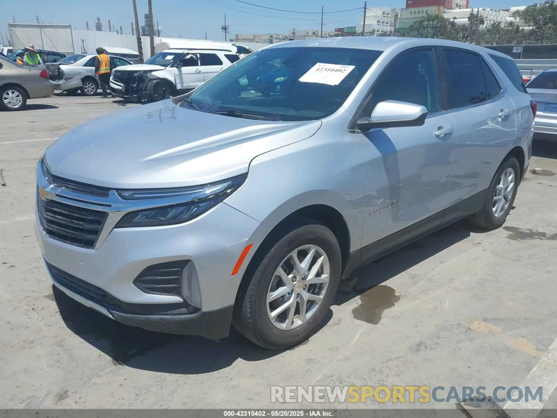 2 Photograph of a damaged car 3GNAXJEV0NL225062 CHEVROLET EQUINOX 2022