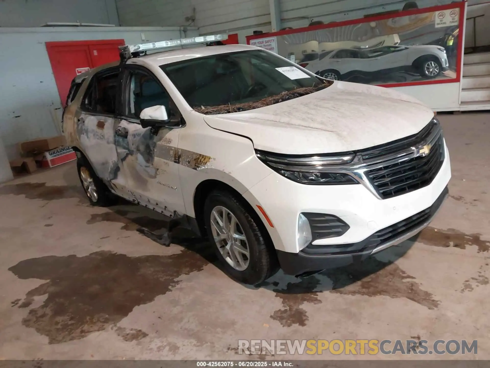 1 Photograph of a damaged car 3GNAXJEV6NL133051 CHEVROLET EQUINOX 2022