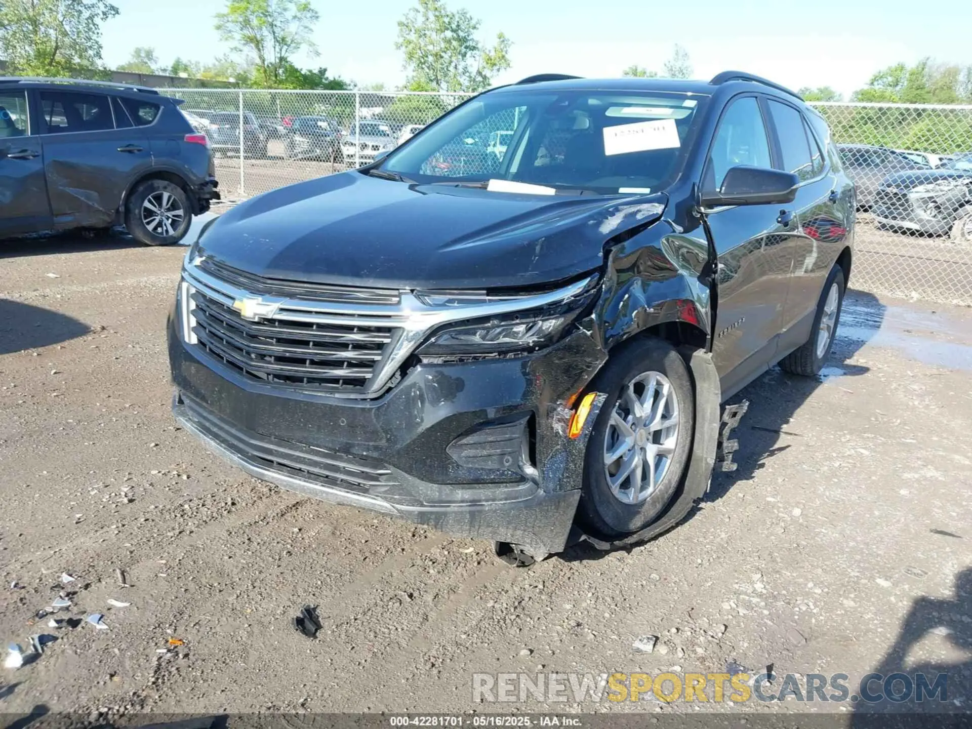 2 Фотография поврежденного автомобиля 3GNAXKEV0NL166990 CHEVROLET EQUINOX 2022