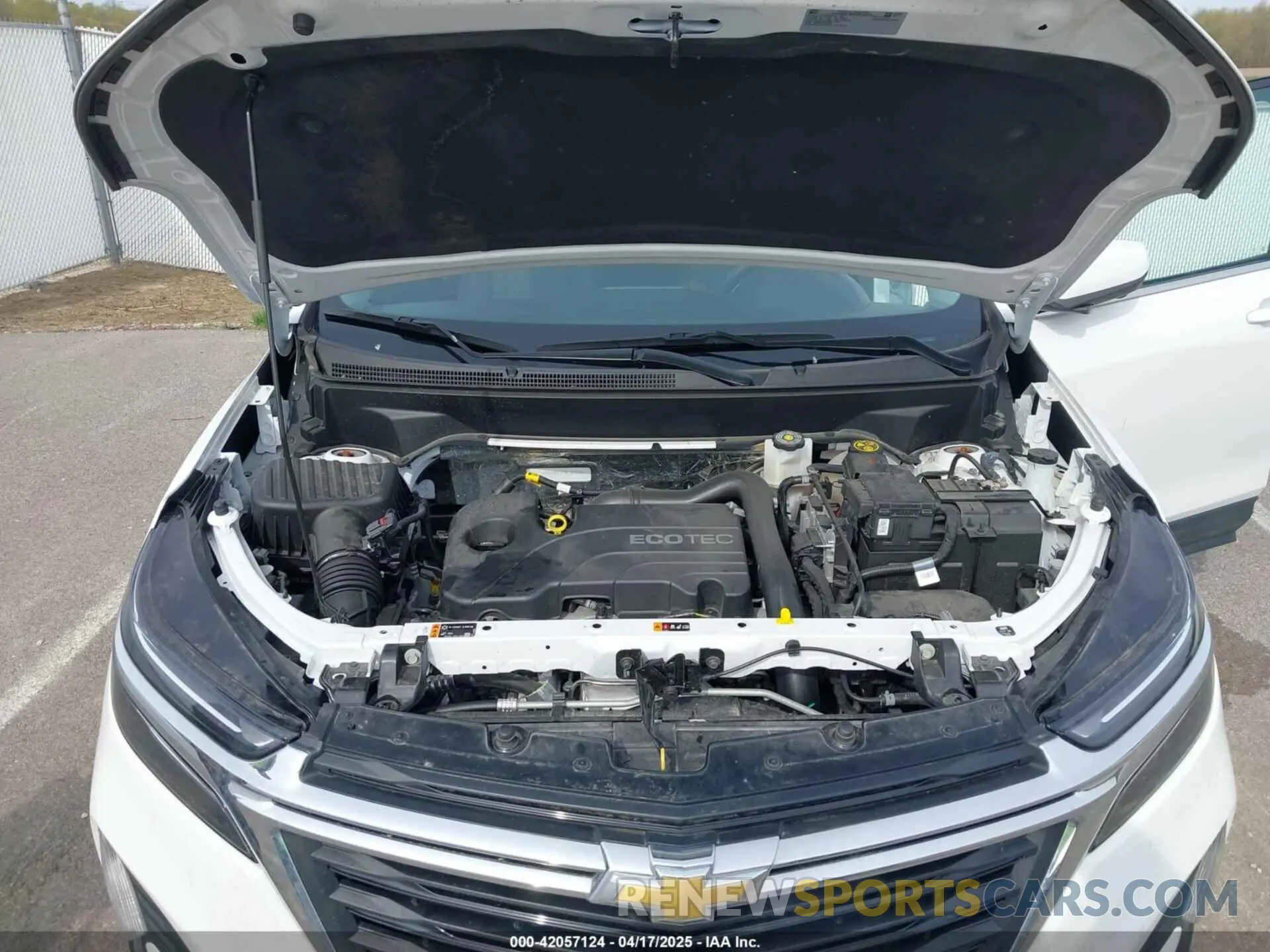10 Photograph of a damaged car 3GNAXKEV0NL204590 CHEVROLET EQUINOX 2022