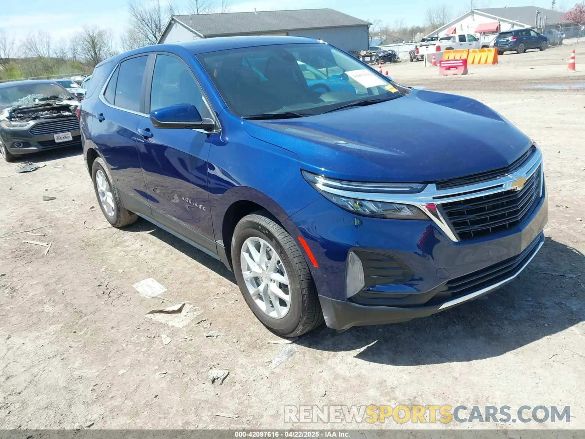 1 Photograph of a damaged car 3GNAXKEV0NL299751 CHEVROLET EQUINOX 2022