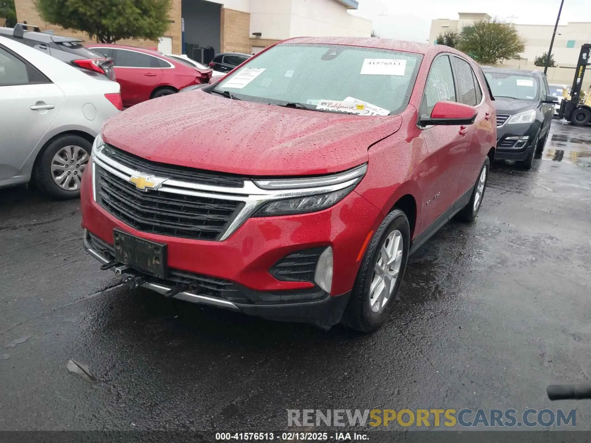 2 Фотография поврежденного автомобиля 3GNAXKEV1NL183605 CHEVROLET EQUINOX 2022