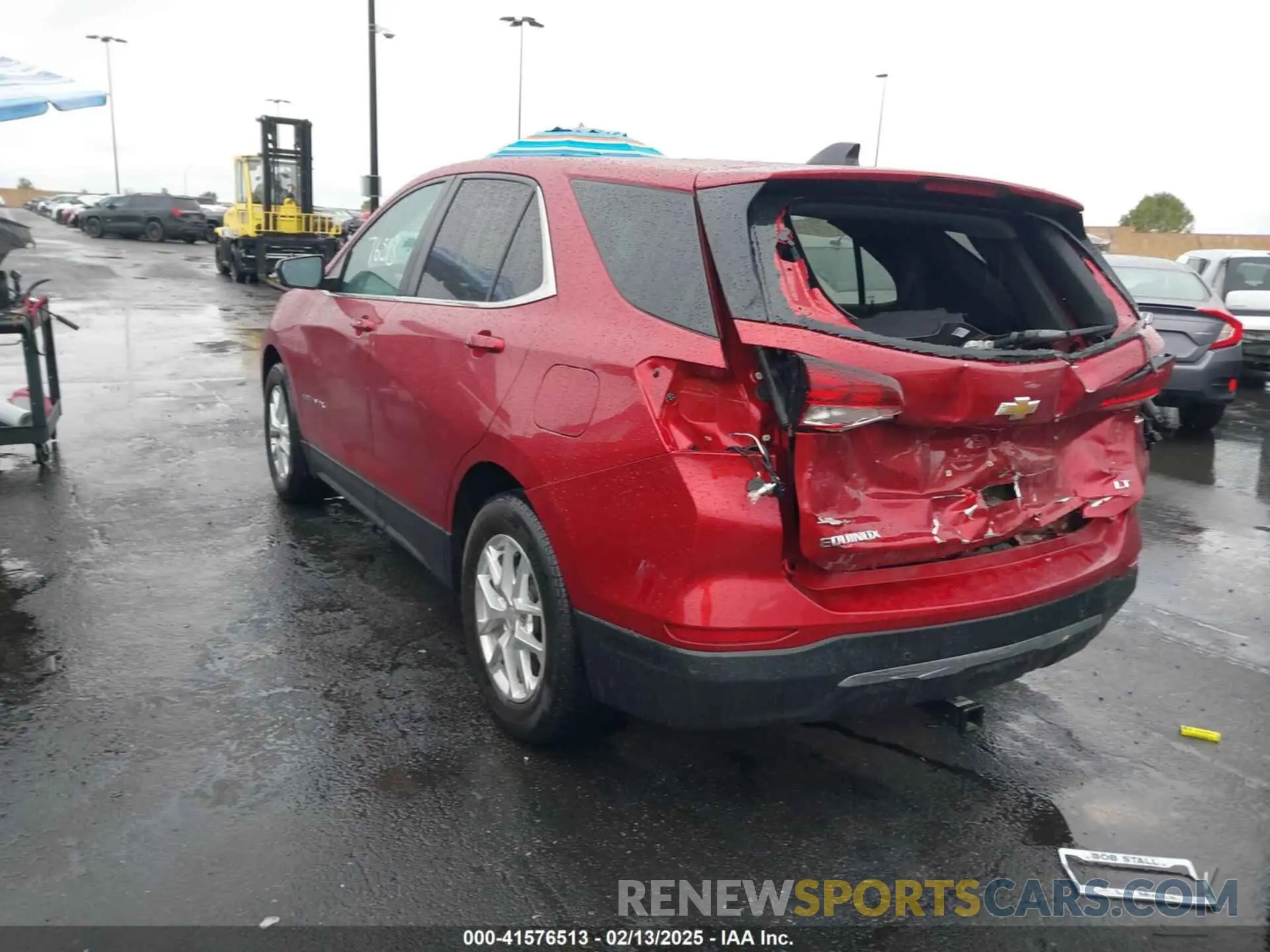 3 Фотография поврежденного автомобиля 3GNAXKEV1NL183605 CHEVROLET EQUINOX 2022