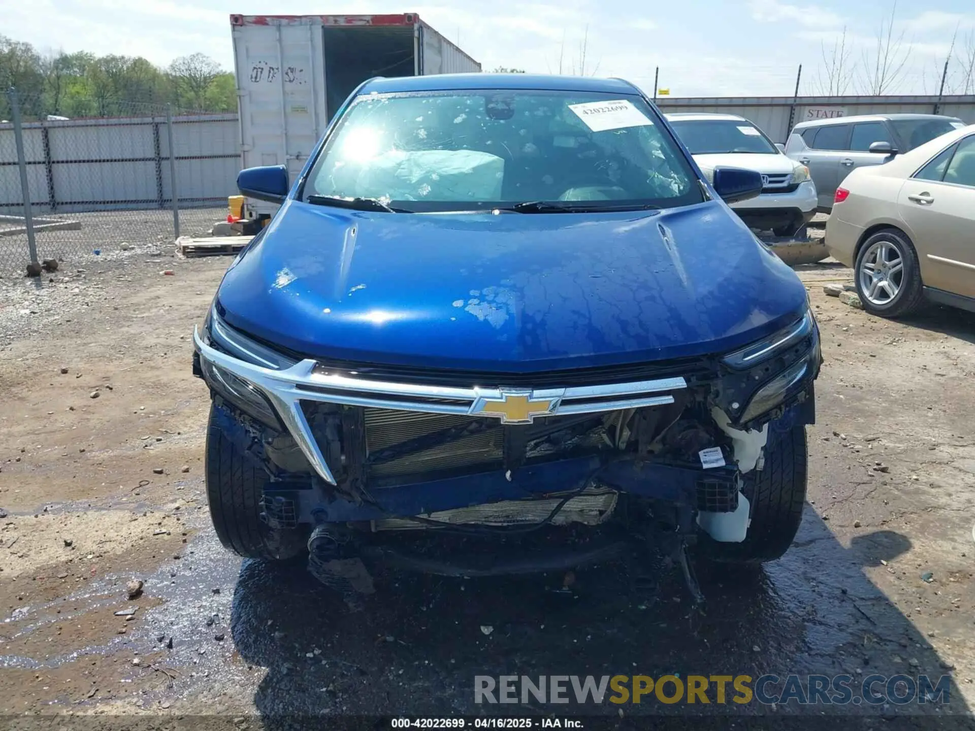 13 Photograph of a damaged car 3GNAXKEV2NL131190 CHEVROLET EQUINOX 2022