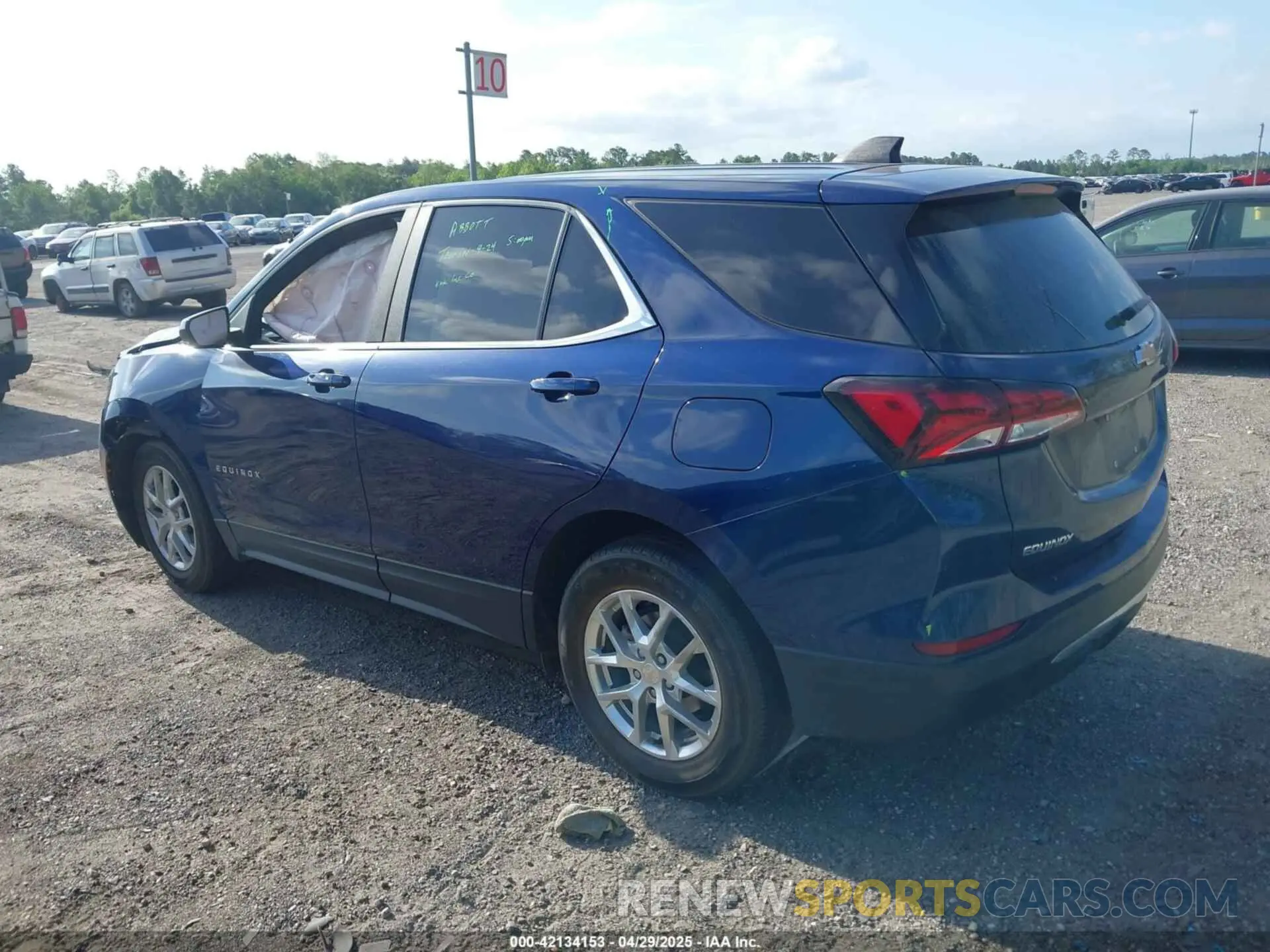 3 Photograph of a damaged car 3GNAXKEV2NL193429 CHEVROLET EQUINOX 2022
