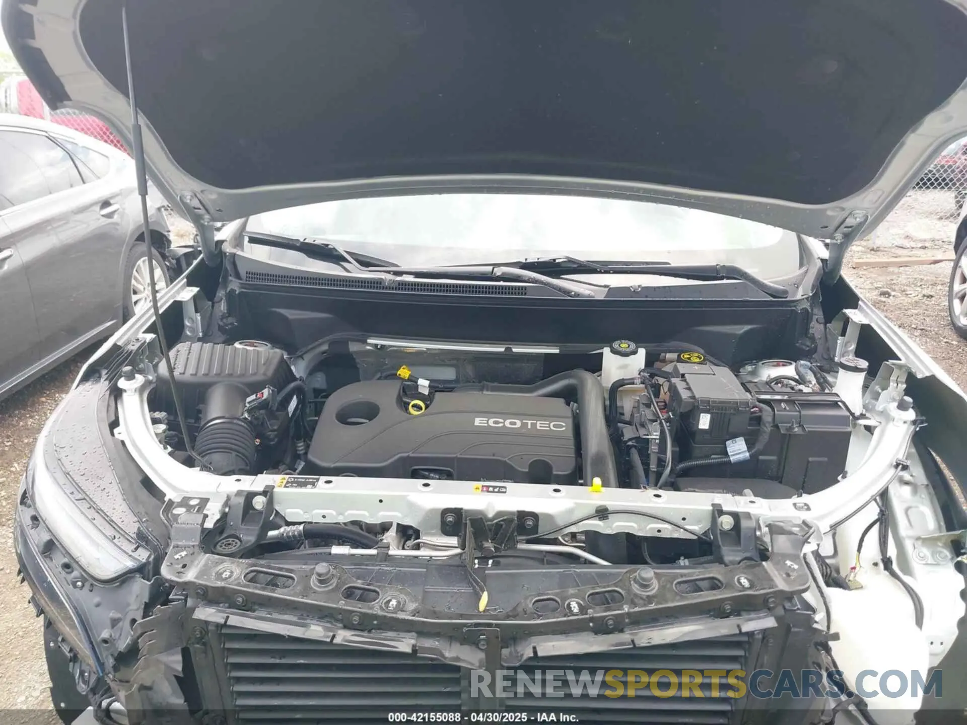 10 Photograph of a damaged car 3GNAXKEV3NL135782 CHEVROLET EQUINOX 2022