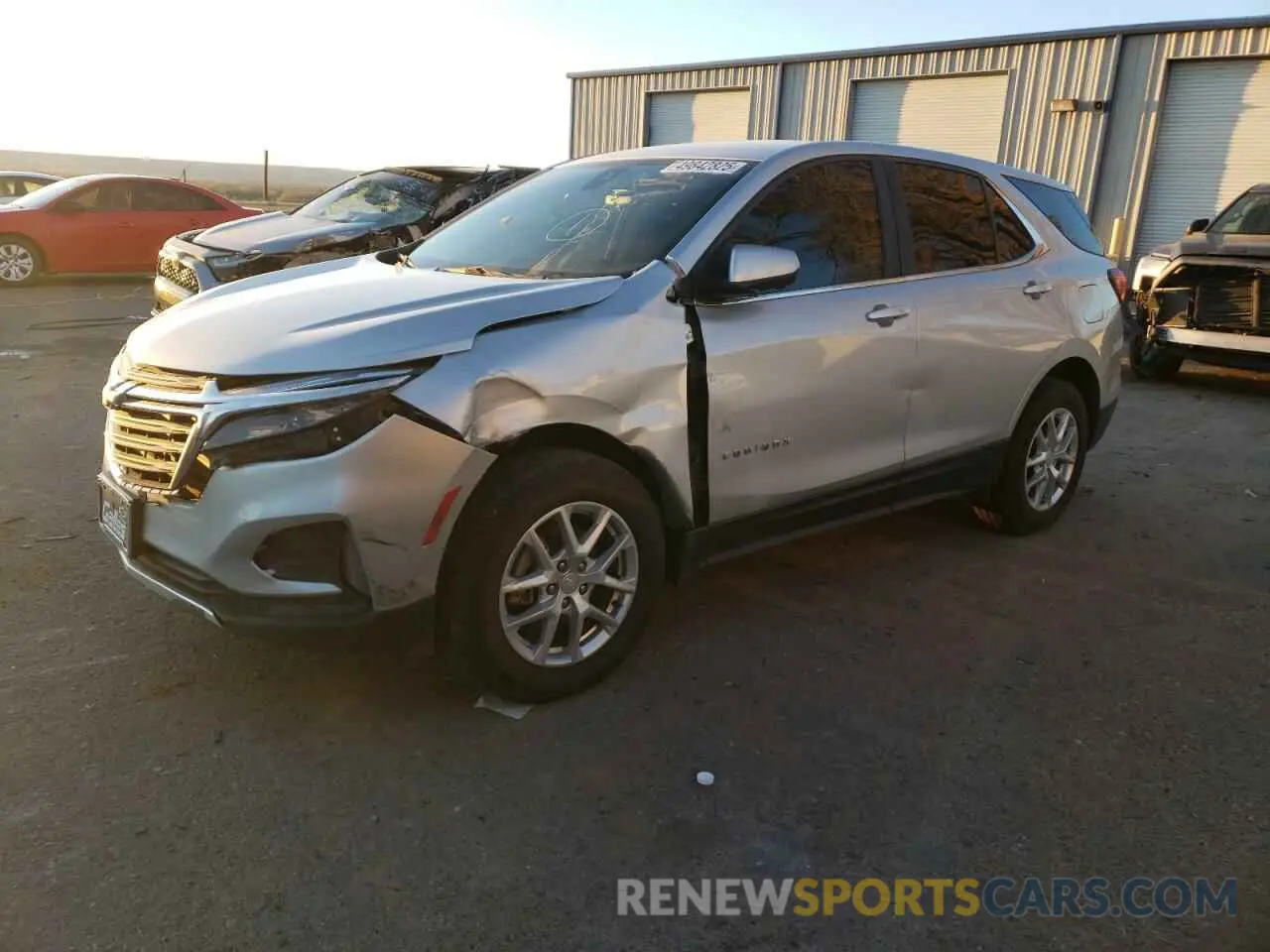 1 Photograph of a damaged car 3GNAXKEV3NL147737 CHEVROLET EQUINOX 2022