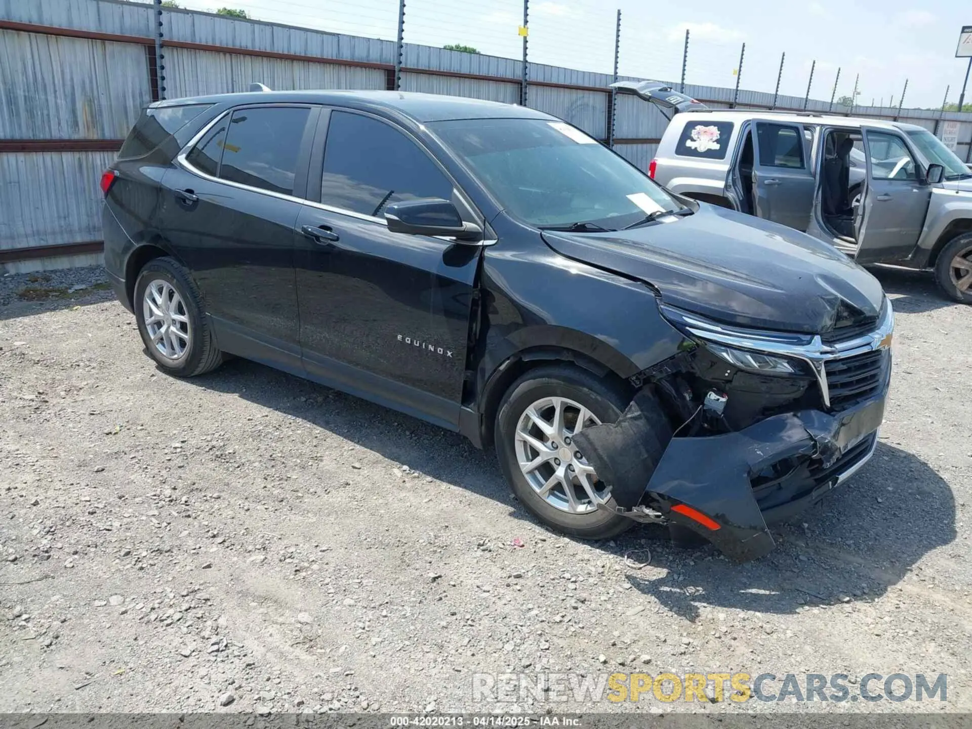 1 Фотография поврежденного автомобиля 3GNAXKEV3NL281177 CHEVROLET EQUINOX 2022