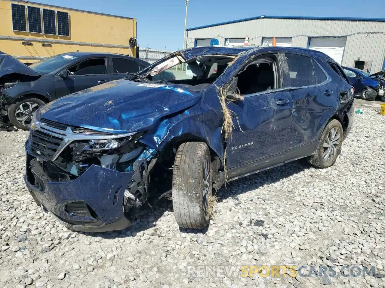 1 Photograph of a damaged car 3GNAXKEV3NS203696 CHEVROLET EQUINOX 2022