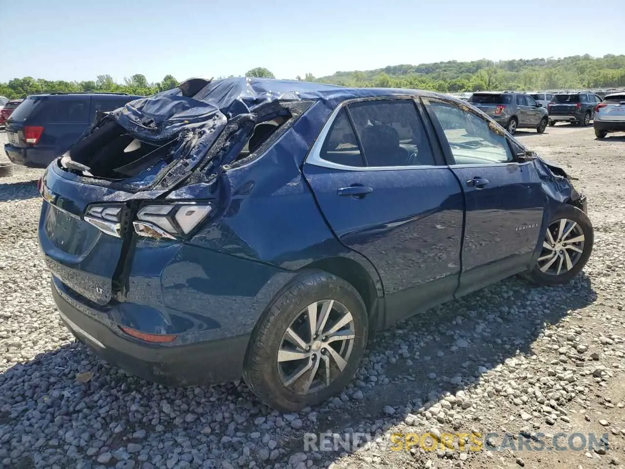3 Photograph of a damaged car 3GNAXKEV3NS203696 CHEVROLET EQUINOX 2022
