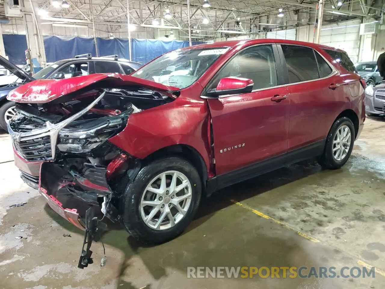 1 Photograph of a damaged car 3GNAXKEV4NL157628 CHEVROLET EQUINOX 2022