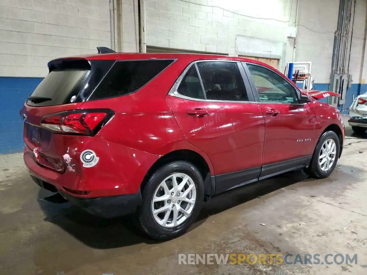 3 Photograph of a damaged car 3GNAXKEV4NL157628 CHEVROLET EQUINOX 2022