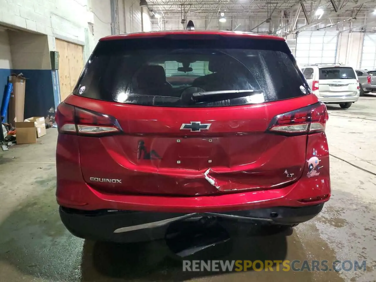 6 Photograph of a damaged car 3GNAXKEV4NL157628 CHEVROLET EQUINOX 2022