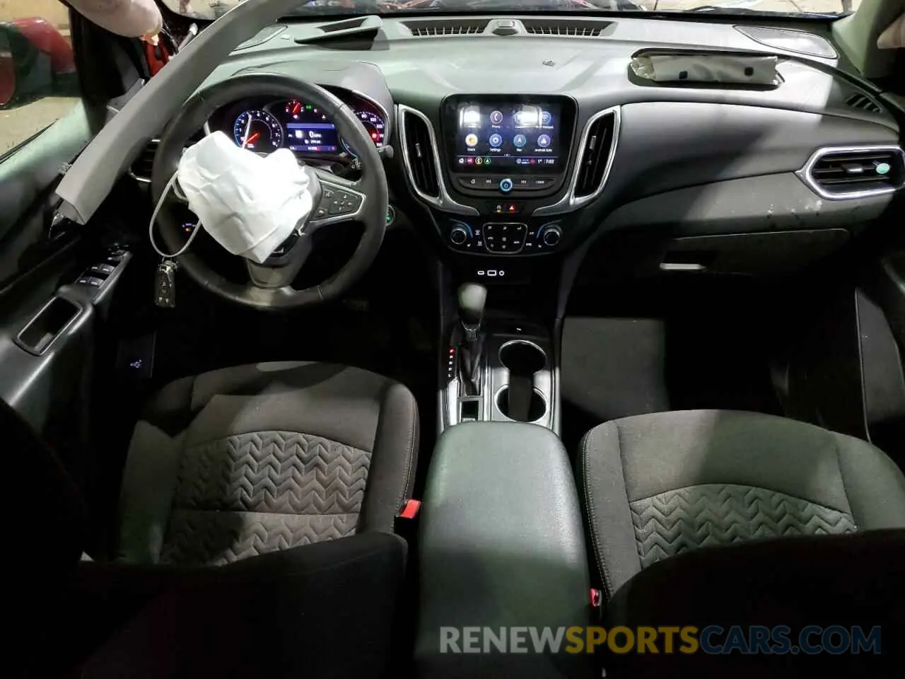 8 Photograph of a damaged car 3GNAXKEV4NL157628 CHEVROLET EQUINOX 2022