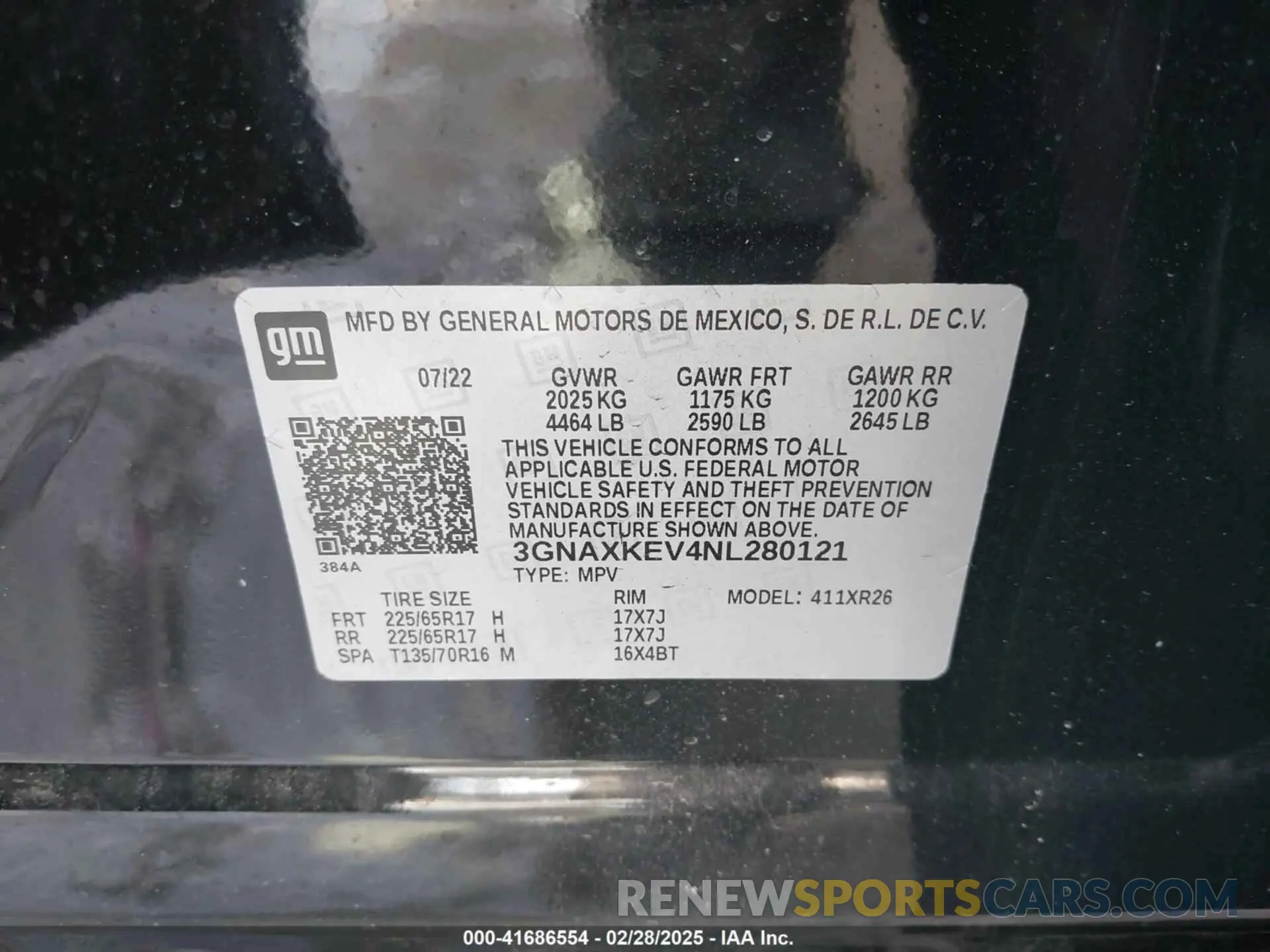 9 Photograph of a damaged car 3GNAXKEV4NL280121 CHEVROLET EQUINOX 2022