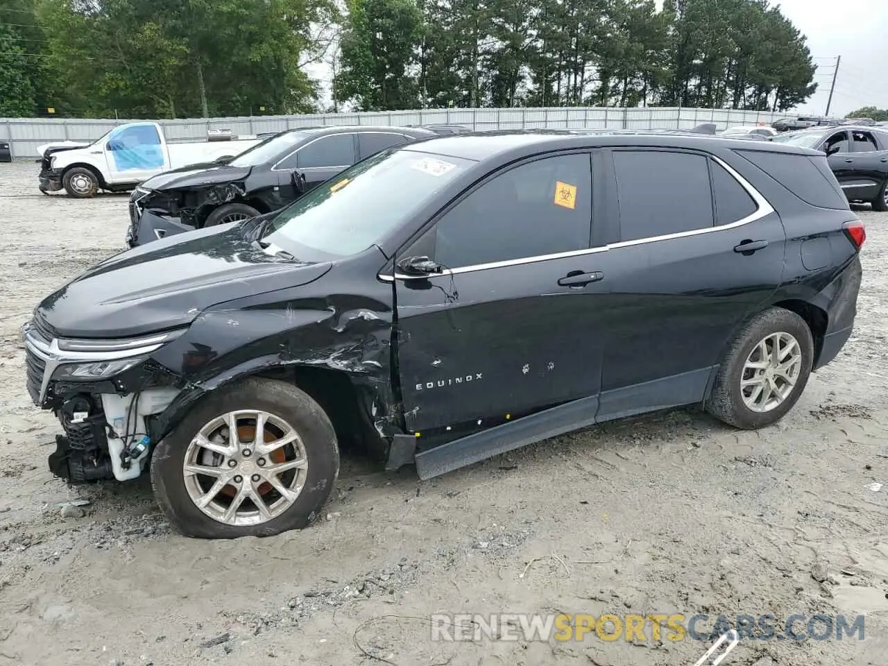 1 Photograph of a damaged car 3GNAXKEV4NL313974 CHEVROLET EQUINOX 2022