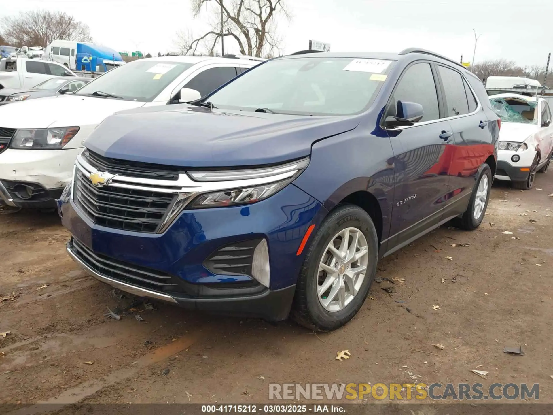 2 Photograph of a damaged car 3GNAXKEV5NL267149 CHEVROLET EQUINOX 2022