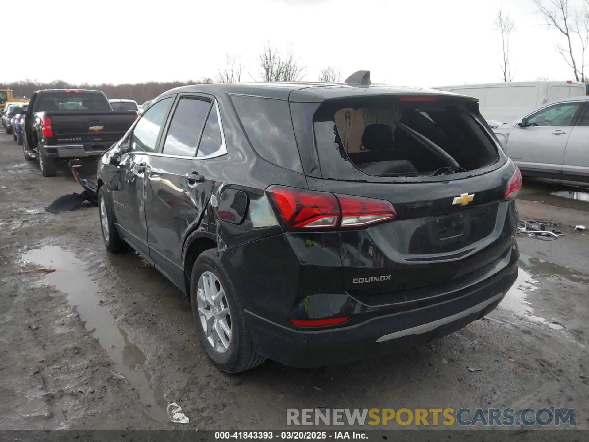 3 Photograph of a damaged car 3GNAXKEV6NL135873 CHEVROLET EQUINOX 2022