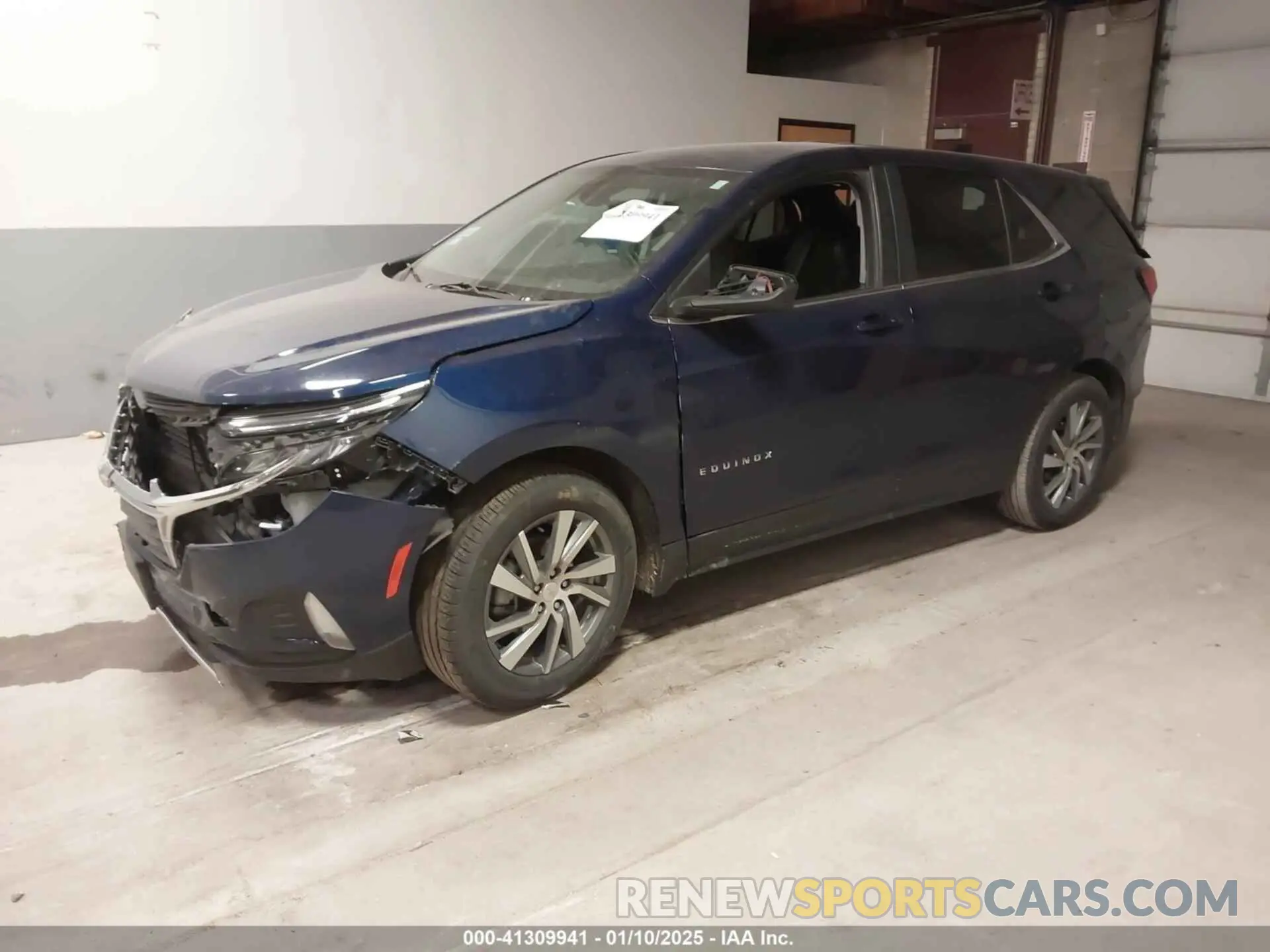 2 Фотография поврежденного автомобиля 3GNAXKEV6NL263207 CHEVROLET EQUINOX 2022
