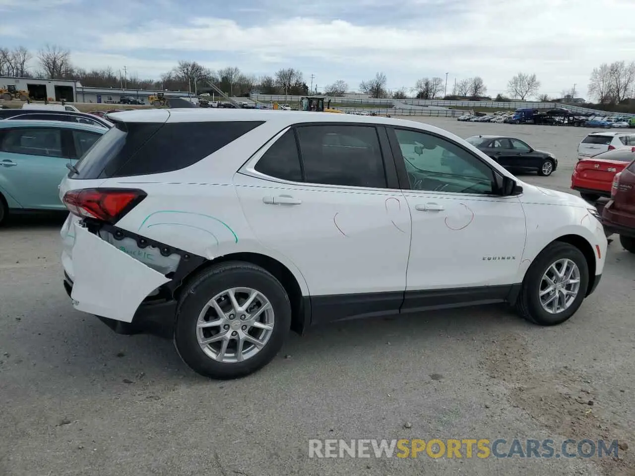 3 Фотография поврежденного автомобиля 3GNAXKEV6NL309974 CHEVROLET EQUINOX 2022