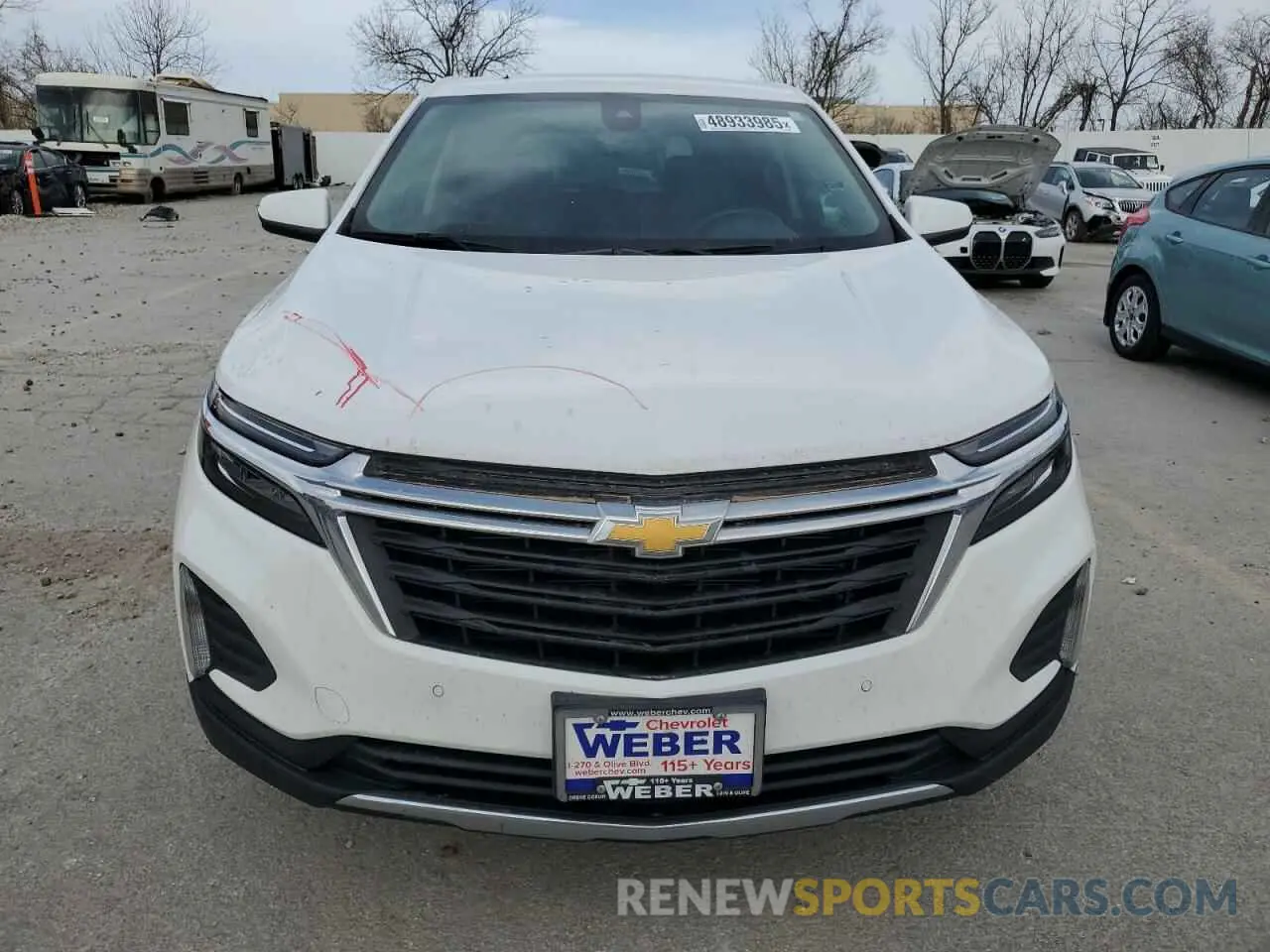 5 Фотография поврежденного автомобиля 3GNAXKEV6NL309974 CHEVROLET EQUINOX 2022