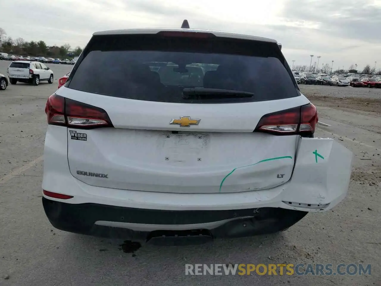6 Фотография поврежденного автомобиля 3GNAXKEV6NL309974 CHEVROLET EQUINOX 2022
