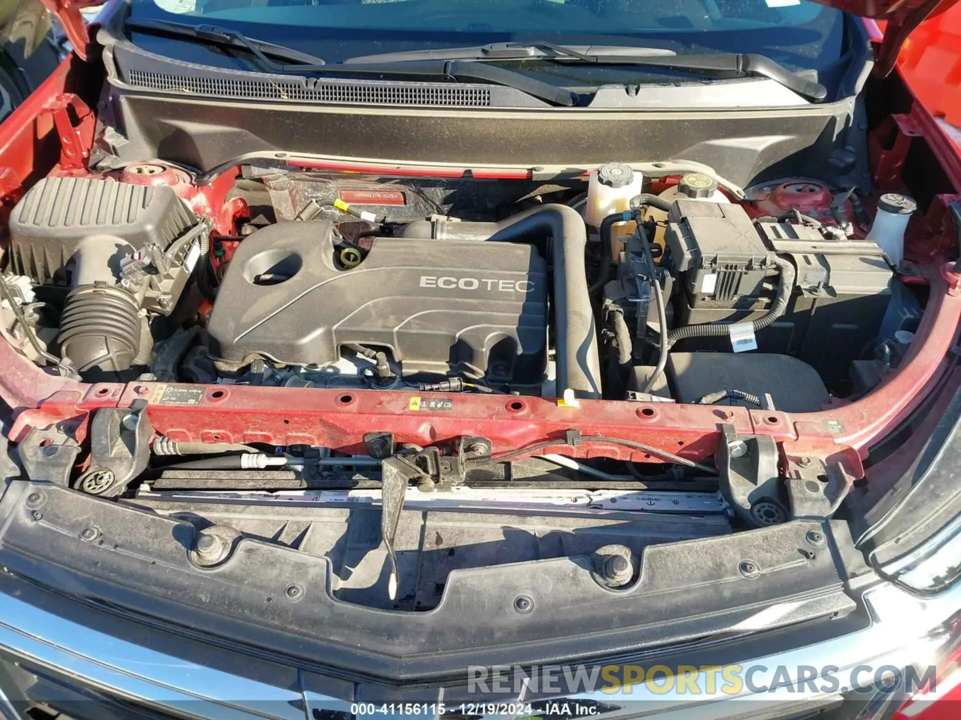 10 Photograph of a damaged car 3GNAXKEV7NL163293 CHEVROLET EQUINOX 2022