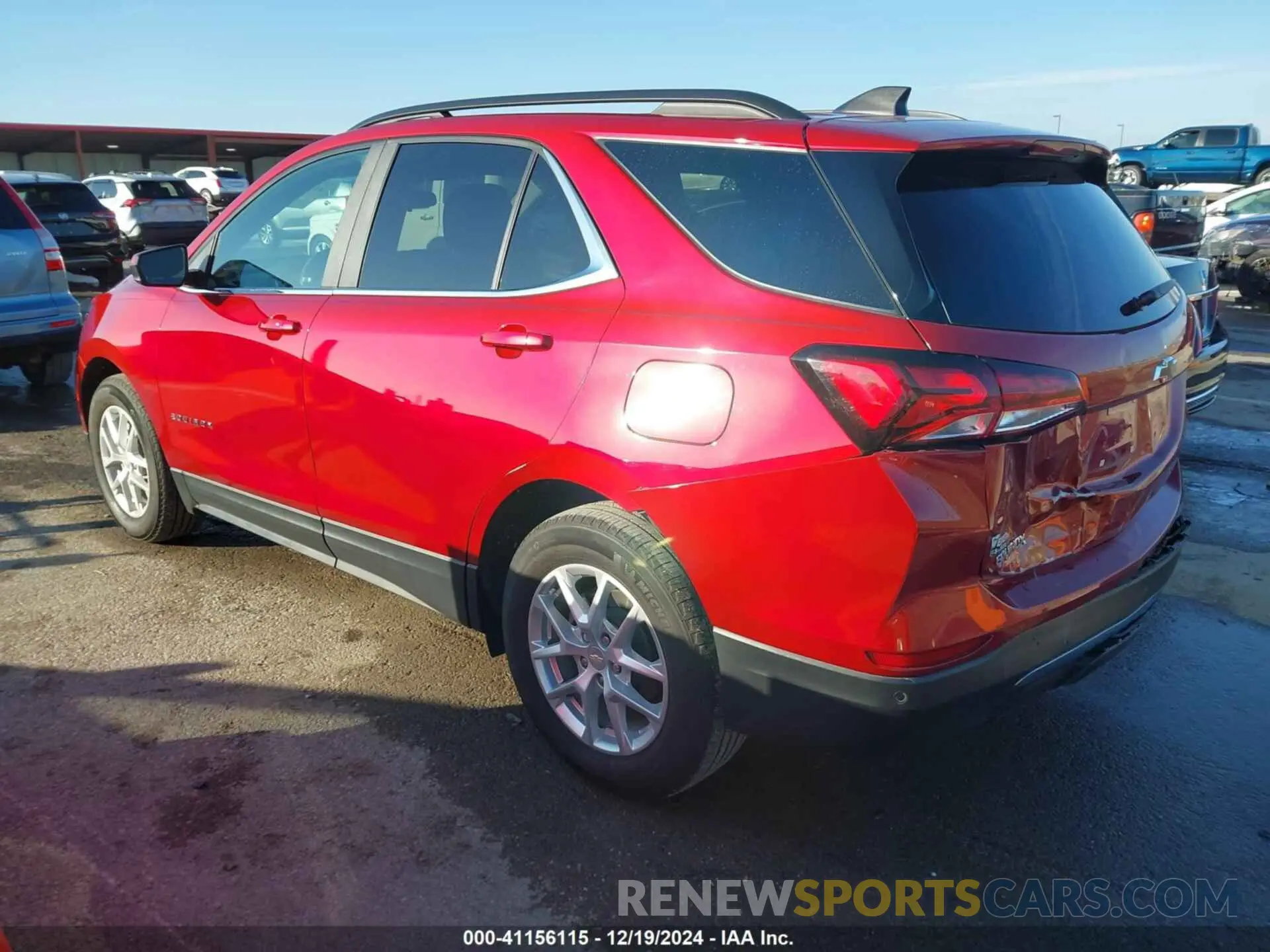 3 Photograph of a damaged car 3GNAXKEV7NL163293 CHEVROLET EQUINOX 2022