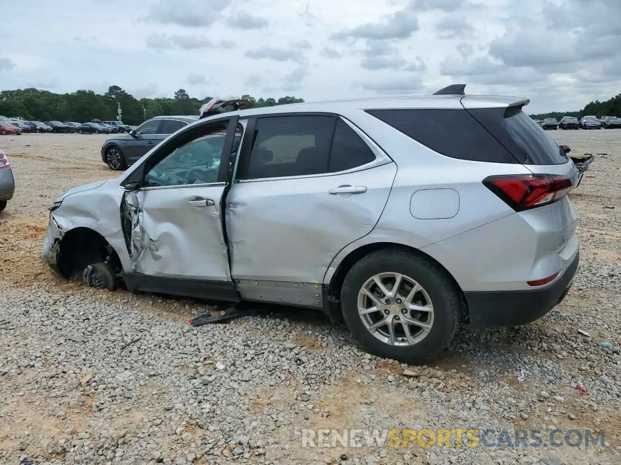 2 Photograph of a damaged car 3GNAXKEV7NL193457 CHEVROLET EQUINOX 2022