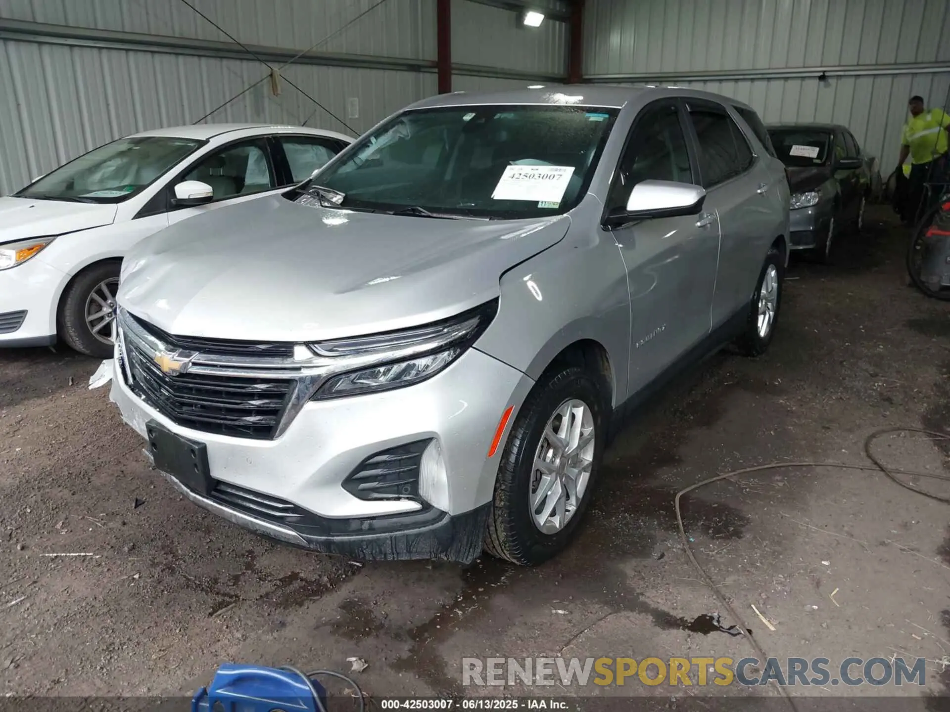 2 Photograph of a damaged car 3GNAXKEV7NL211312 CHEVROLET EQUINOX 2022