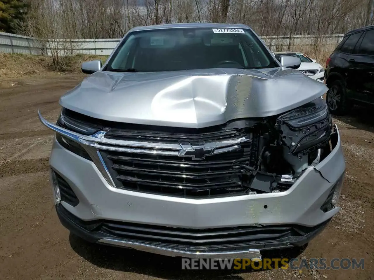 5 Photograph of a damaged car 3GNAXKEV7NS104735 CHEVROLET EQUINOX 2022