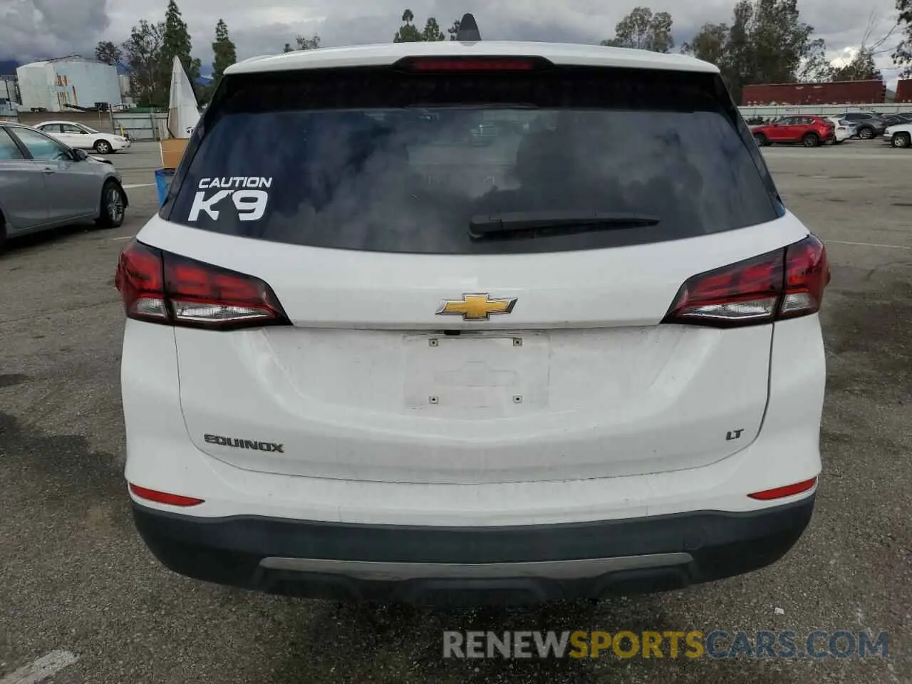 6 Photograph of a damaged car 3GNAXKEV8NL195184 CHEVROLET EQUINOX 2022