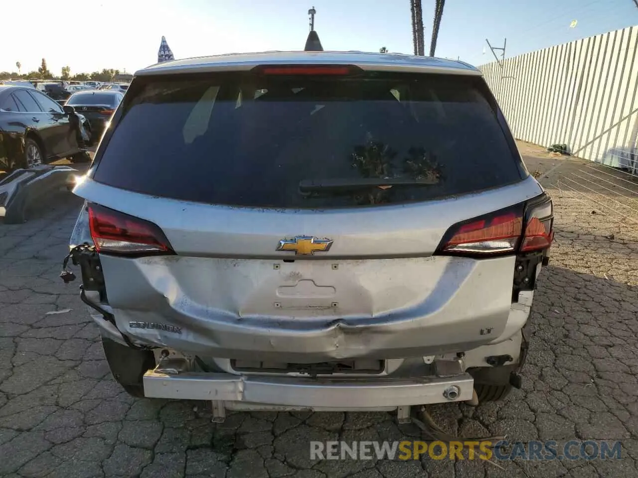 6 Photograph of a damaged car 3GNAXKEV8NL223842 CHEVROLET EQUINOX 2022