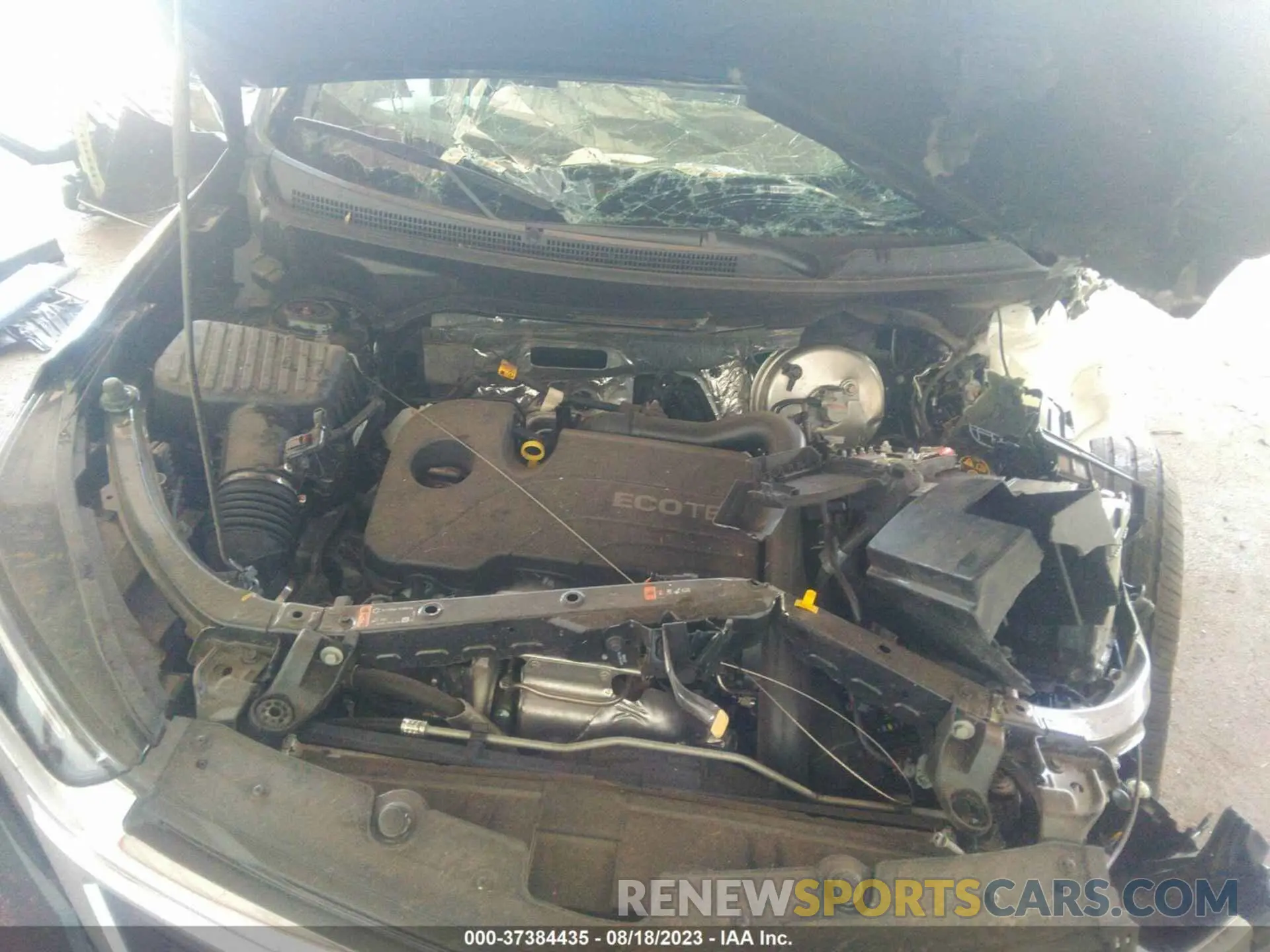 10 Photograph of a damaged car 3GNAXKEV9NL204149 CHEVROLET EQUINOX 2022