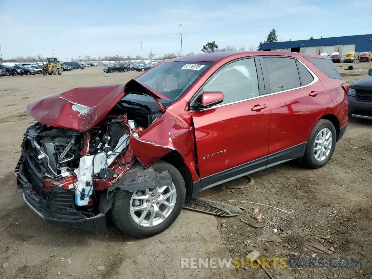 1 Фотография поврежденного автомобиля 3GNAXKEVXNL210588 CHEVROLET EQUINOX 2022